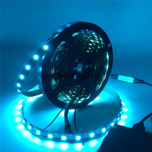 แคบ4/5มิลลิเมตร S PCB WS2812B นำแถบแสง Ws2812 IC RGB พิกเซลโปรแกรมแอดเดรสโคมไฟ - Product Image 6