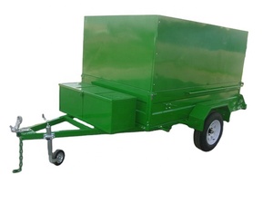 工厂制造出售重型箱子拖车 CT0080G 与工具箱 - Product Image 3
