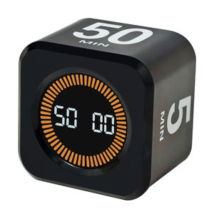 Visual Cube Timer 5/10/25/50 Minuten und benutzer definierte Countdown-Produktivität Timer Pause Silent Vibration und einstellbarer Sound alarm