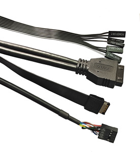 Placa de circuito PCB de 2 puertos USB 3,0, Cable de salida de entrada de Audio, interruptor de alimentación, carcasa de ordenador, Cable de Panel frontal USB, placa base