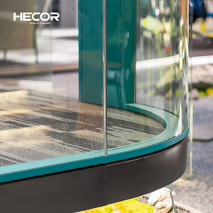 Partizioni produttori di alluminio profilo Frameless pareti divisorie in vetro per ufficio comunale - Product Image 4