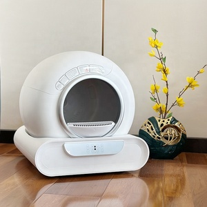 猫用リターボックス工場スマート誘導新しいデザイン自動猫用リターボックスカスタマイズされたサンプルを提供スマート猫用リターボックス