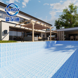 Lót hồ bơi PVC Landy Mosaic, chống tia UV, chịu được clo, chất liệu vinyl, dành cho hồ bơi trên mặt đất - Product Image 4