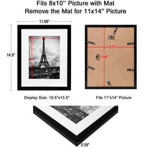 Modern 30 <strong>X</strong> <strong>40</strong> Solid Wooden Black Photo <strong>Frame</strong> with UV Printing Creative Square Picture <strong>Frame</strong> for Home Decoration Iron Metal Type