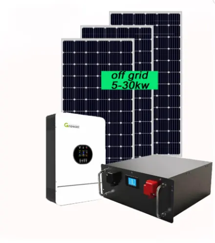 Morel installation facile 3ke/5kw/8kw/10kw système d'énergie solaire hors réseau avec batterie au plomb/lithium batterie