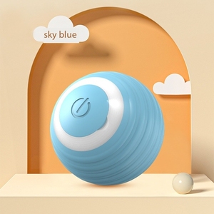 การออกแบบล่าสุดแมวของเล่นไฟฟ้าสมาร์ทกลิ้งบอลแมวเล่น - Product Image 1