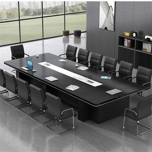 Office Furniture <strong>Discussion</strong> on Table and Chair Combinations Combination Office Reception Rectangular Negotiation Table - Product Image 6