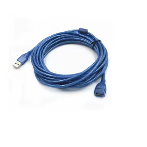 厂家直销5m蓝色透明电脑电缆USB 2.0公对母USB 2.0扩展数据线适配器 - Product Image 5