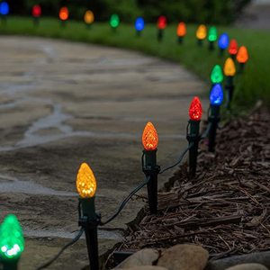 Tira de luces LED para decoración de árboles, bombillas impermeables de 6 a 7 a 9 V para decoración al aire libre, 65 colores - Product Image 5