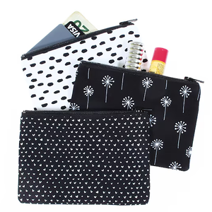 Versatile Zippered <strong>Pouch</strong>. Serves As Coin Purse, Wallet, Makeup Holder. Holds Rosary, Earbuds, Phone. Customizable. - Product Image 4