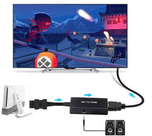 Wii zu HDMI Konverter mit HDMI Kabel Wii zu HDMI Adapter 1080p 720p Ausgang Video und Audio mit 3,5mm Jack Audio Support All W - Product Image 3