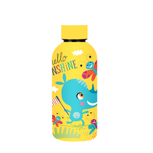 ขวดน้ำดื่ม Bpa ฟรีพร้อมภาพการ์ตูนและโลโก้ที่กำหนดเอง Copos Infantil ส่วนบุคคล12Oz เด็กขวดน้ำสแตนเลส - Product Image 3