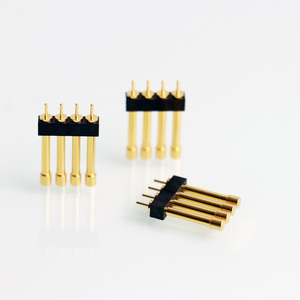 Özel 2.5 kadın Pogo Pin H2.0 tek sıra 04P Dip tipi Pogo pinli konnektör çeşitli elektrikli ev aletleri PCB konektörü - Product Image 3