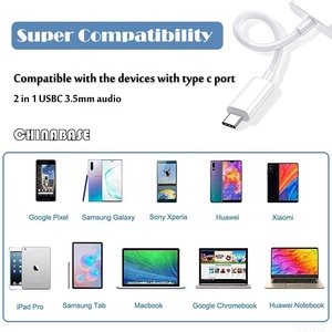 USB C到耳机插孔适配器，带3.5毫米立体声辅助音频和C型充电器转换器耳机适配器 - Product Image 4