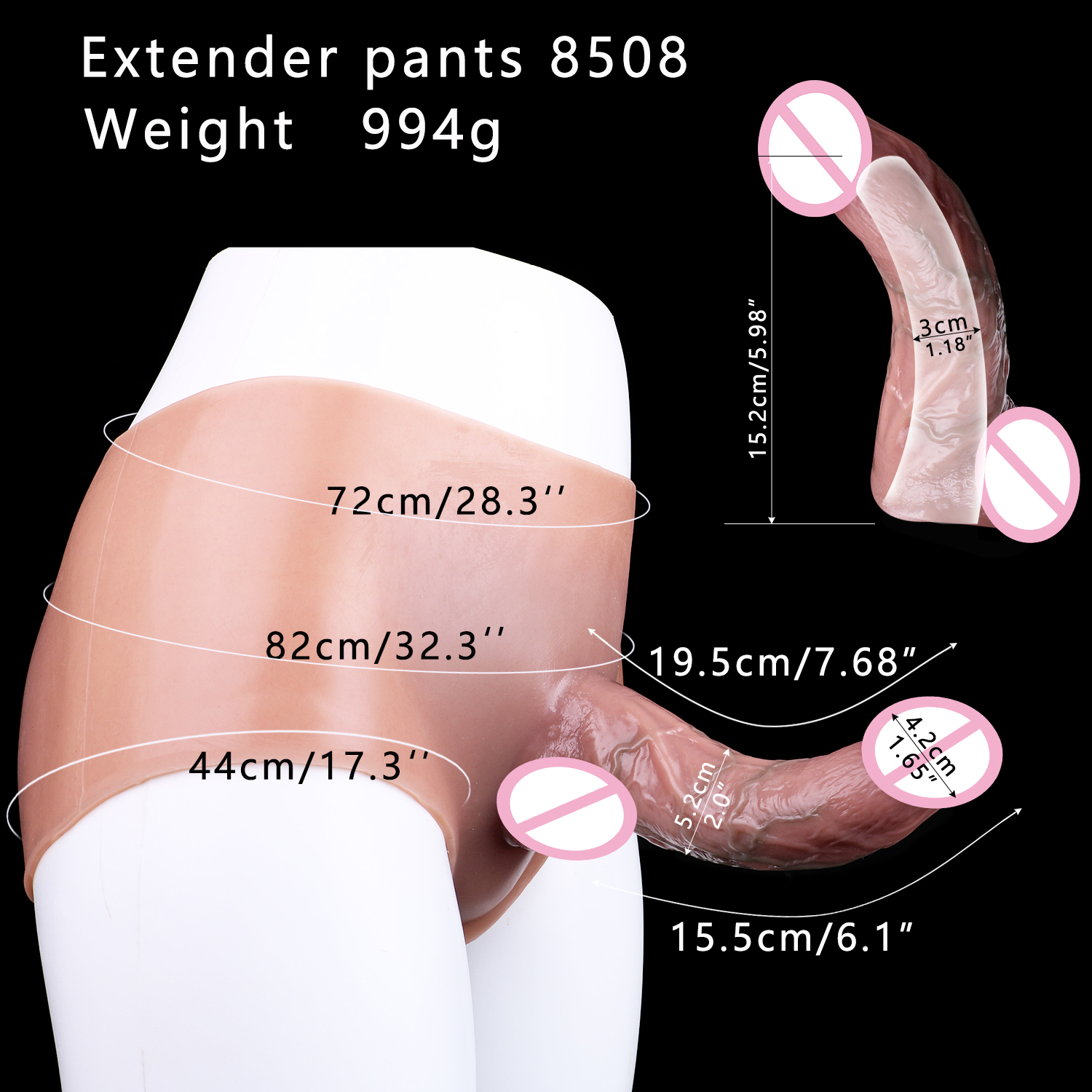 8508 longueur des manches 19,5 cm