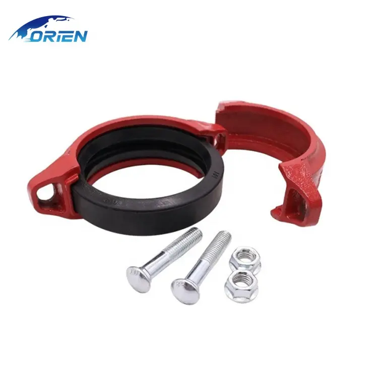 Flexible Coupling Malleable Iron Galvanized Tank Rigid Extension Clamp Fittings Sl 49 60 94 Water Pipe Clamp