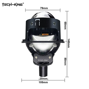 TECH-KING 3.0 &quot; Bi <strong>LED</strong> Projector Lens <strong>120W</strong> 6000K Hoch Leistung Fur HID/<strong>LED</strong> Auto Scheinwerfer Nachrustung <strong>LED</strong> Projector Headlight - Product Image 5