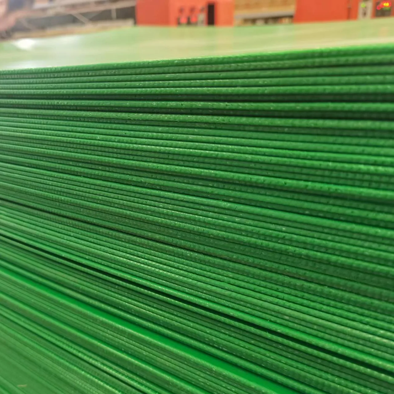 Custom Lightweight Green PP Fluted corrugated plastic sheet of 4mm for plant guard