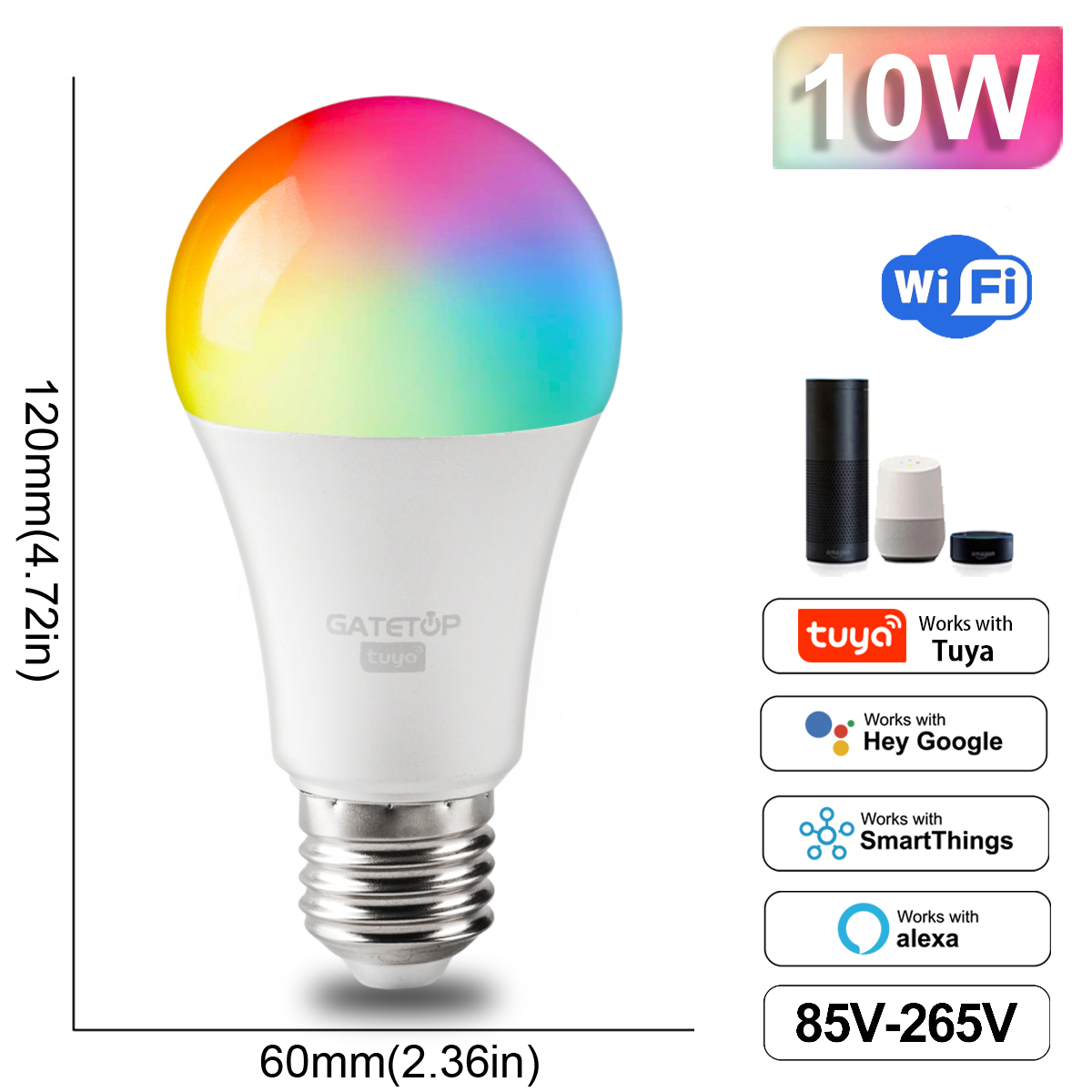 colorido A60 10W E27