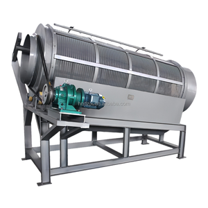 DZJX Carbon Steel Stainless Steel Gravel <strong>Separator</strong> Soil <strong>Rotating</strong> <strong>Drum</strong> Screen 3 Stage Rotary Trommel with Brush