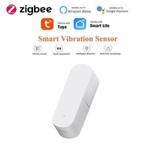Tuya-sistema de seguridad para el hogar Zigbee, Sensor de vibración inteligente inalámbrico, alarma de detección inteligente - Product Image 2