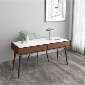 Latest Office <strong>Table</strong> Designs Wooden Melamine Desk with Drawers Marble <strong>Computer</strong> Study Desk Home Furniture - Product Image 3