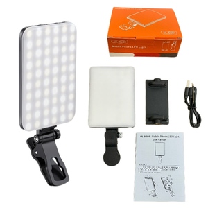 Selfie makyaj LED telefon klip işık canlı akışı ve toplantılar için taşınabilir Oncamera Video işığı profesyonel ses video işığı - Product Image 1