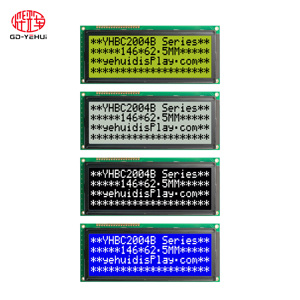 Módulo LCD paralelo de 4 líneas SPI Serial 2004 con 4 fuentes 20x4 Pantalla de caracteres grandes Panel COB de retroiluminación LED - Product Image 6