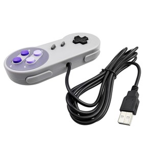 Retro SNES Classic <strong>USB</strong> <strong>Game</strong> <strong>Controller</strong> for Windows PC for Mac Gamepad - Product Image 3