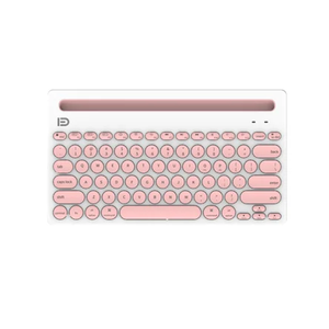 FD IK3381 <strong>Wireless</strong> <strong>Keyboard</strong> Dual Channel Multi Device Universal Cute <strong>Wireless</strong> BT3.0 <strong>Keyboard</strong> Slim With 20m Connection 15 Pro - Product Image 1