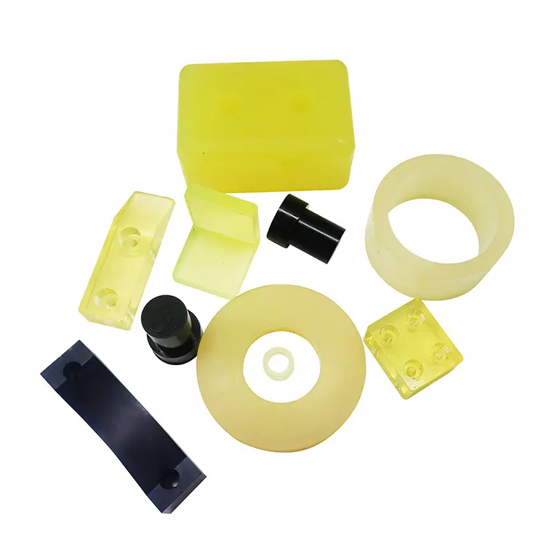 Kalıplı poliüretan kauçuk PU üretan plastik kalıp parçaları işleme ve kesme hizmetleri dahil