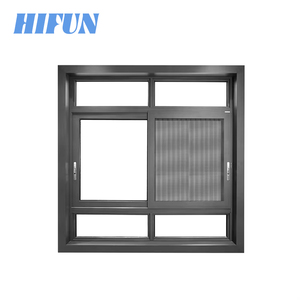 NFRC AS2047 Marco de ventana de aluminio personalizado Ventanas de aislamiento térmico insonorizadas deslizantes de vidrio de doble acristalamiento de aluminio - Product Image 3
