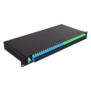 MWDM סיבים אופטיים תוספת-טיפה מכשיר מרובה FTTH 32 ערוצים SC חלוקת אורך גל מרובה