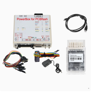 JTAG power box di lavoro + openport 2.0 per ECU programmatore J2534 scatola dispositivo per ECU FLASH con adattatore completo