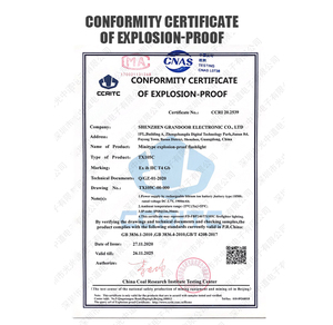 Tank007 tx105c khẩn cấp chống cháy nổ Đèn pin IP68 Mũ bảo hiểm ánh sáng di động có thể sạc lại chống cháy nổ chữa cháy LED - Product Image 3