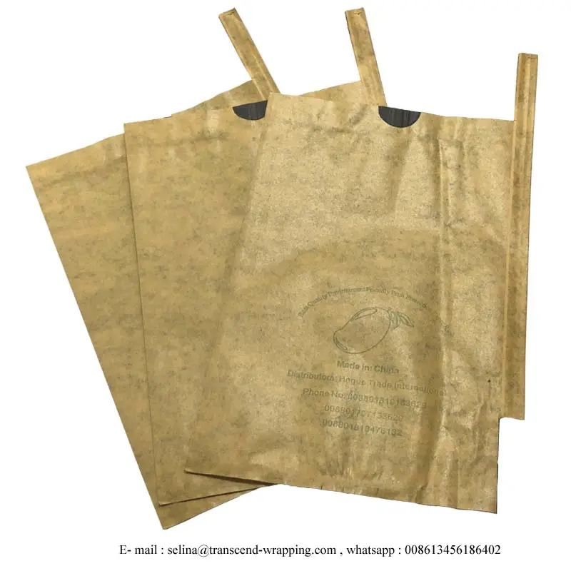 आम की सुरक्षा बढ़ाने वाला बैग श्रीलंका आम उगाने वाला पेपर बैग 20*30 सेमी वाटरप्रूफ आम पेपर बैग