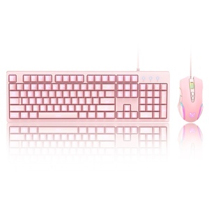 ONIKUMA Best Match G25+CW905 <strong>White</strong> LED <strong>Keyboard</strong> <strong>and</strong> <strong>Mouse</strong> Combo 7 <strong>Color</strong> RGB <strong>Mouse</strong> for Laptop Office Desktop Notebook PC <strong>Computer</strong> - Product Image 2