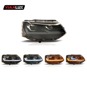 Tam <span class=keywords><strong>LED</strong></span> farlar 2011-2015 Volkswagen Transporter <span class=keywords><strong>VW</strong></span> T 5 far tak ve oynamak için Volkswagen T5 için kafa lambası