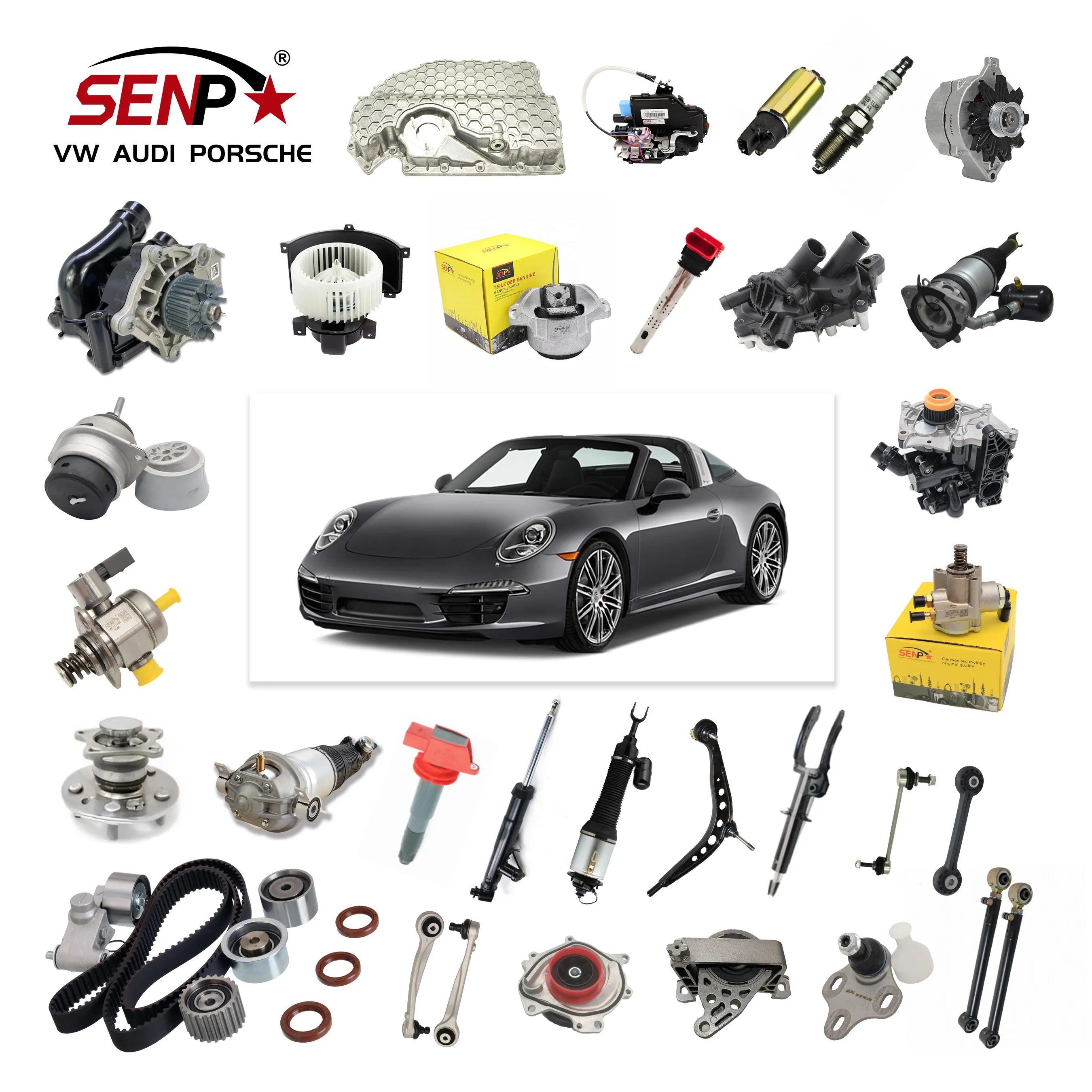 SENP Auto Parts pour VW Porsche AUDI Série A Pièces de rechange pour moteur automobile