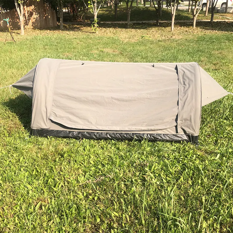 Nouvelle tente de camping en toile robuste de haute qualité, gonflage d'air, style populaire