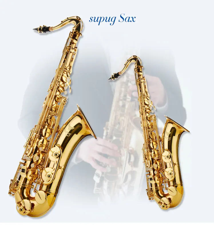 Schüler Sax Tenor Saxophon professionelle Messing-Tenor-Saxofon Bb-Ton Bariton-Saxofon