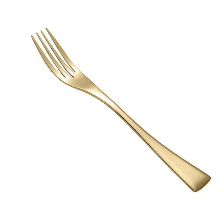 Fourchette de dîner en or