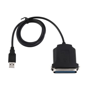 通用串行总线并行IEEE 1284适配器电缆，带36针支撑聚氯乙烯护套和旧打印机和扫描仪的编织屏蔽 - Product Image 1