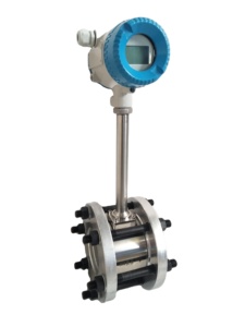 Wholesale Made in China High Precision Industrial Air Flow Meter CO2 Biogas Digital Display Gas Liquid Flange Vortex Flow Meter - Product Image 4