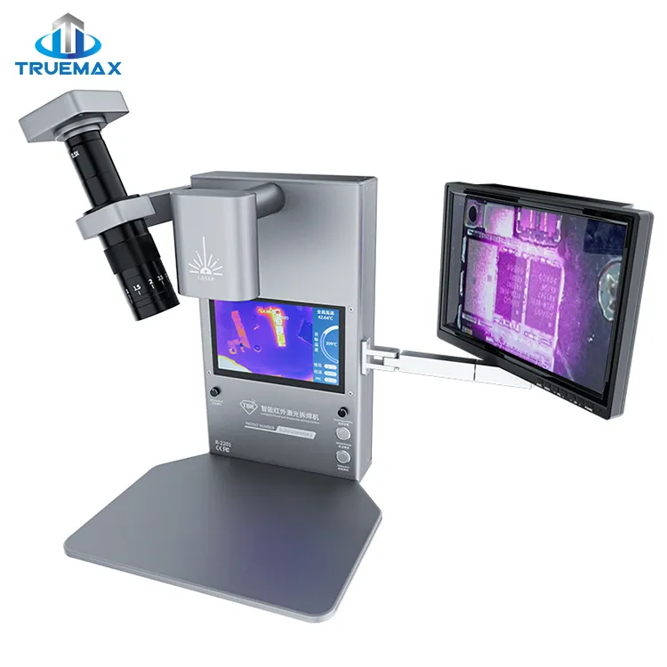 TBK R2201サーマルイメージング故障分析装置赤外線レーザー加熱除去溶接ccd顕微鏡電子製品修理