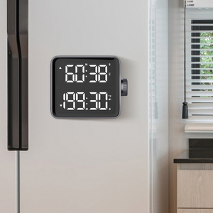 Super grande Display a LED a lungo timer da cucina test di studio uso pratico Timer di cottura allarme nero timer digitale per la casa - Product Image 4