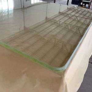 実験室の手術室およびドアウィンドウアクセサリー用の工業用スタイルのX線保護ガラス鉛ガラス観察窓 - Product Image 3