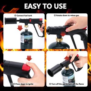 Đa-Mục Đích Xách Tay Nhiệm Vụ Nặng Nề Nấu Ăn Lpg Bắn Đầu Đốt Sưởi Ấm Weed Khí Mapp Propane Hàn Ngọn Đuốc - Product Image 5