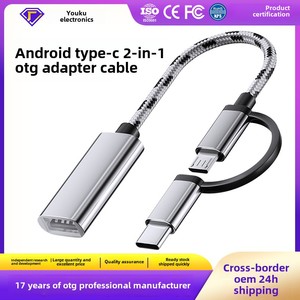 OTG adattatore cavo di tipo-C Type-A per Huawei Android USB Flash Drive lettore di schede del telefono cellulare nuova condizione DC AC uscita - Product Image 5