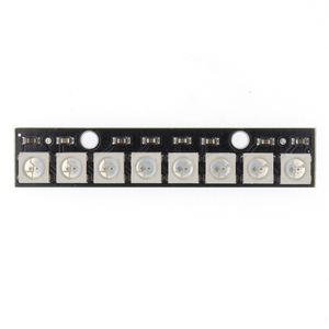 8チャンネルWS2812 5050 RGB LEDライト内蔵フルカラー駆动开発ボード - Product Image 1